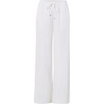 Naisten Valkoiset Viskoosiset Koon M Joustavat Ralph Lauren Leveälahkeiset housut alennuksella 