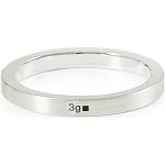 LE GRAMME Ribbon Brushed Ring Sterling Silver 3g