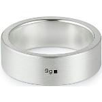 LE GRAMME Ribbon Brushed Ring Sterling Silver 9g