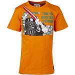 Legowear Boys Star Wars Timmy 350 T-Shirt, Orange, 4 Years (Manufacturer Size:104)
