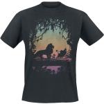 Leijonakuningas - Disney T-paita - Eastern Trail - M- XXL - varten Miehet - Musta