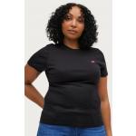 Naisten Mustat Koon S Lyhythihaiset LEVI´S O -kaula-aukkoiset Puuvillalogo-t-paidat alennuksella 
