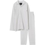 Naisten Harmaat Ekologisesti tuotetut Klassiset Raidalliset Koon 3 XL Lexington Clothing Pyjamat 
