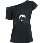 Liisa Ihmemaassa - Disney T-paita - Chesire Cat Crazy Nights - S- XXL - varten Naiset - Musta