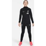 Liverpool F.C. Strike Older Kids' Nike Dri-FIT Hooded Football Tracksuit - Black