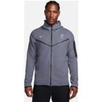Liverpool F.C. Tech Fleece Windrunner Third Men's Nike Football Full-Zip Hoodie - 50% Sustainable Blends - Grey