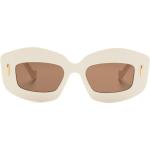 LOEWE EYEWEAR Screen Anagram-plaque sunglasses - Neutrals