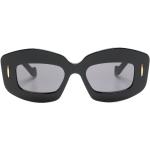 LOEWE EYEWEAR Screen rectangle-frame sunglasses - Black