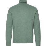 Logmar Roll Neck Knit Tops Knitwear Turtlenecks Green Bertoni