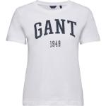 Naisten Valkoiset Koon XS Lyhythihaiset Gant Logo-t-paidat 