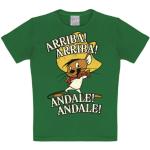 Logoshirt Looney Tunes Arriba Arriba Logo Boy's T-Shirt Green 10-11 Years