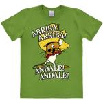 Logoshirt Men's Looney Tunes - Arriba Andale Crew Neck Short Sleeve T-Shirt, Green (Light Olive), XX-Large
