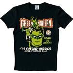 Logoshirt® DC Comics I Green Lantern I Power I T-Shirt Print I Damen & Herren I schwarz I Lizenziertes Originaldesign I Größe L