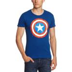 Naisten Asuurinväriset Koon S Captain America T-paidat 