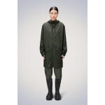 Naisten Vihreät Klassiset Koon XL Rains Pitkät takit 