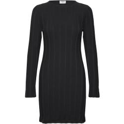 Longsleeve Cotton Dress Designers Short Dress Black Filippa K