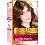 L'Oréal Paris - Excellence 5 Natural Light Brown ruskea - Ruskea