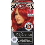 Naisten Punaiset L´Oreal Préférence 150 ml Hiusvärit Värjätyille hiuksille 