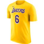 Miesten Keltaiset Casual-tyyliset Nike Los Angeles Lakers T-paidat alennuksella 