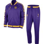 Miesten Violetit Nike Dri-Fit Los Angeles Lakers Verryttelyasut alennuksella 