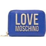 Naisten Tummansiniset Keinonahkaiset Moschino Love Moschino Vetoketjulompakot 