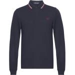 Ls Twin Tipped Shirt Tops Polos Long-sleeved Navy Fred Perry