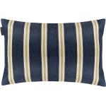 Lucca Cushion Cover 40X60 Cm Home Textiles Cushions & Blankets Cushion Covers Navy LINUM