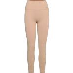 Luxe Seamless Tights Bottoms Running-training Tights Beige AIM'N