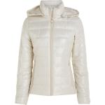 Lw Padded Waisted Nylon Jacket Vuorillinen Takki Topattu Takki Valkoinen Calvin Klein