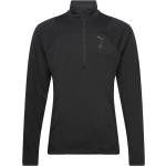 M Seasons Ls 1/4 Zip Polypropylene Rain Cell Sport Sweat-shirts & Hoodies Fleeces & Midlayers Black PUMA