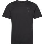 M Seasons Ss Polypropolene Rain Cell Sport T-shirts Short-sleeved Black PUMA