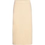 Macy Long Skirt Polvipituinen Hame Cream Balmuir