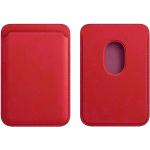 Punaiset Polyuretaanista valmistetut Lompakko-malliset iPhone-kotelot 
