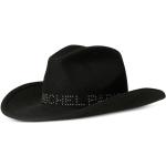 Naisten Mustat Huopaiset Maison Michel Niitti Cowboy-hatut 