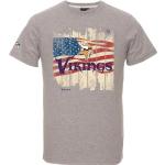 Majestic Athletic Men's Vikings Regular Fit Short Sleeve T-Shirt, Grey, XX-Large