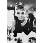 Malerifabrikken - Juliste Audrey Hepburn 1 - Musta - 30X40