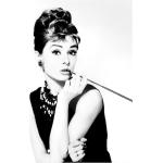 Malerifabrikken - Juliste Audrey Hepburn 3 - Musta - 30X40