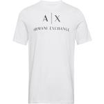 Miesten Valkoiset Lyhythihaiset Armani Exchange Lyhythihaiset t-paidat alennuksella 