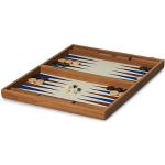 Manopoulos Wooden Leatherette Backgammon Set Beige
