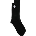 Marcelo Burlon County of Milan logo-motif socks - Black