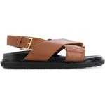 Marni Fussbet criss-cross sandals - Brown