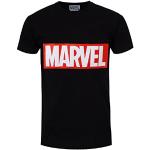 Miesten Mustat Koon L Marvel Logo-t-paidat 