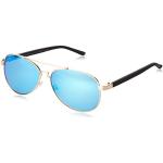 Mstrds Unisex Sunglasses Mumbo Mirror Sonnenbrille, Gold (Gold/Blue 4463), One Size