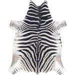 Matto Nautaeläinten tekonahka, Zebra G5128-1 valkoinen-musta nahka 100x150 cm