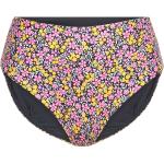 Maui Maxi Brief, Flower Swimwear Bikinis Bikini Bottoms High Waist Bikinis Multi/patterned Abecita