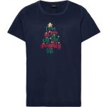 Mchristmas, S/S, T-Shirt T-shirts & Tops Short-sleeved Tummansiniset Zizzi Ehdollinen Tarjous