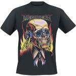 Megadeth Flaming Vic T-Shirt schwarz S