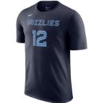 Miesten Siniset Casual-tyyliset Nike Memphis Grizzlies T-paidat alennuksella 
