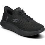 Mens Go Walk Flex - Hands Up - Slip-Ins Matalavartiset Sneakerit Tennarit Black Skechers