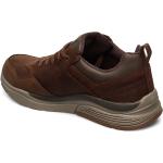 Mens Relaxed Fit Benago - Waterproof Matalavartiset Sneakerit Tennarit Brown Skechers